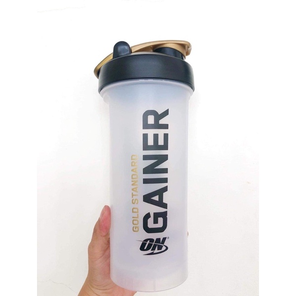 Bình lắc Shaker pha sữa cho người tập GYM - Bình nước thể thao Shaker - 1,2L - chính hãng