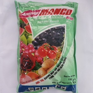 Thuốc trừ bệnh mancozeb 80wp - manco xanh - 1kg