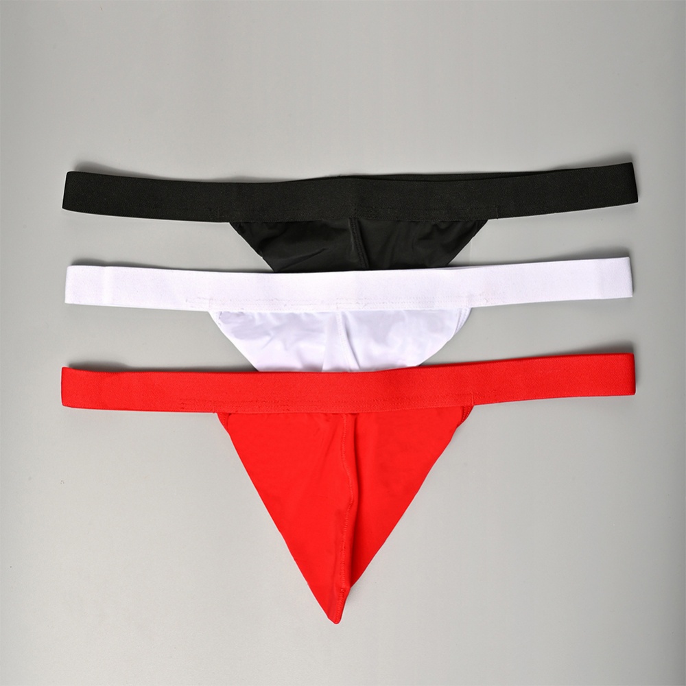 Men Sexy G-String Underpants Pouch Low-Waist Backless Thongs Jockstrap Underwear