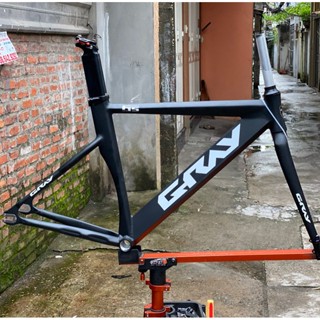 Khung xe đạp Fixed Gear Gray F15 Càng Carbon
