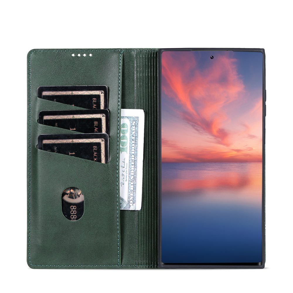 Bao Da PU Điện Thoại Nắp Lật Nam Châm Kiêm Ví Đựng Thẻ Có Thể Làm Giá Đỡ Cho Samsung Galaxy S23 S22 Ultra