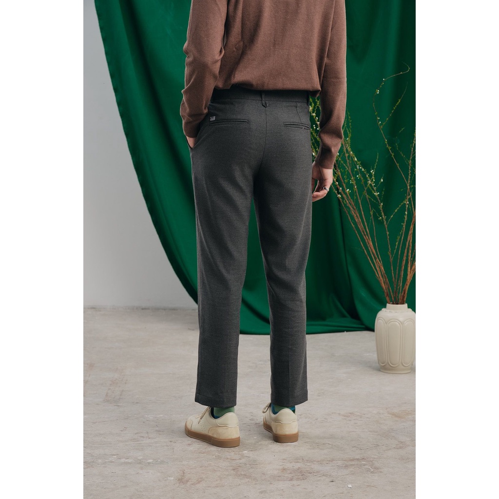 Quần âu ống đứng nam SSSTUTTER cạp chun ẩn linh hoạt vòng bụng dáng cropped cách điệu đỉa quần WILL TROUSERS | BigBuy360 - bigbuy360.vn