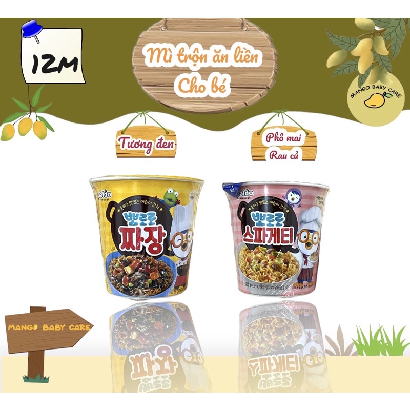 mì trộn ăn liền cho bé 12m ( hàng đi air)