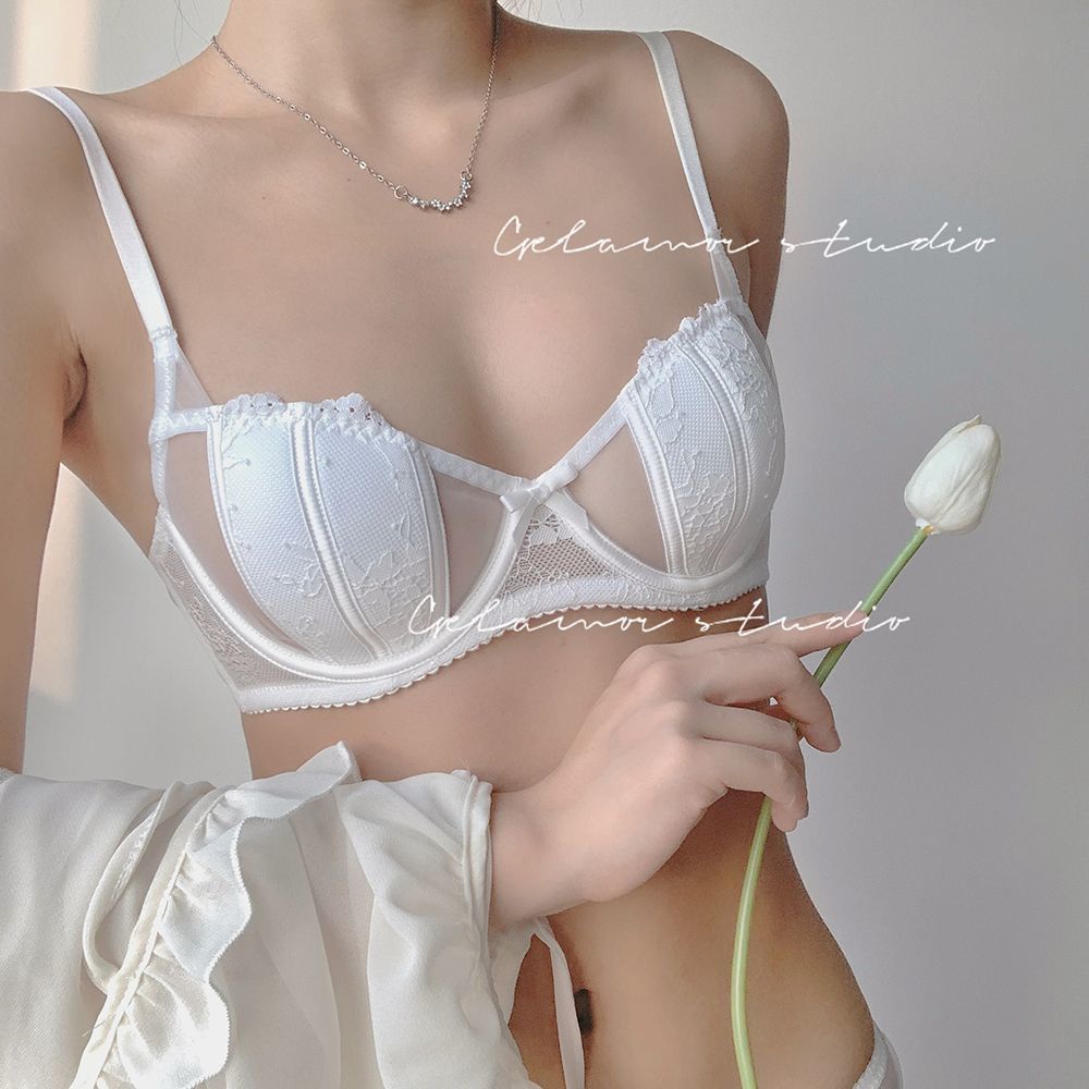 [F &amp; X] Bộ Đồ Lót Nâng Ngực Không Gọng Mỏng Phong Cách Pháp Gợi Cảm Thoải Mái Mùa Hè Cho Nữ