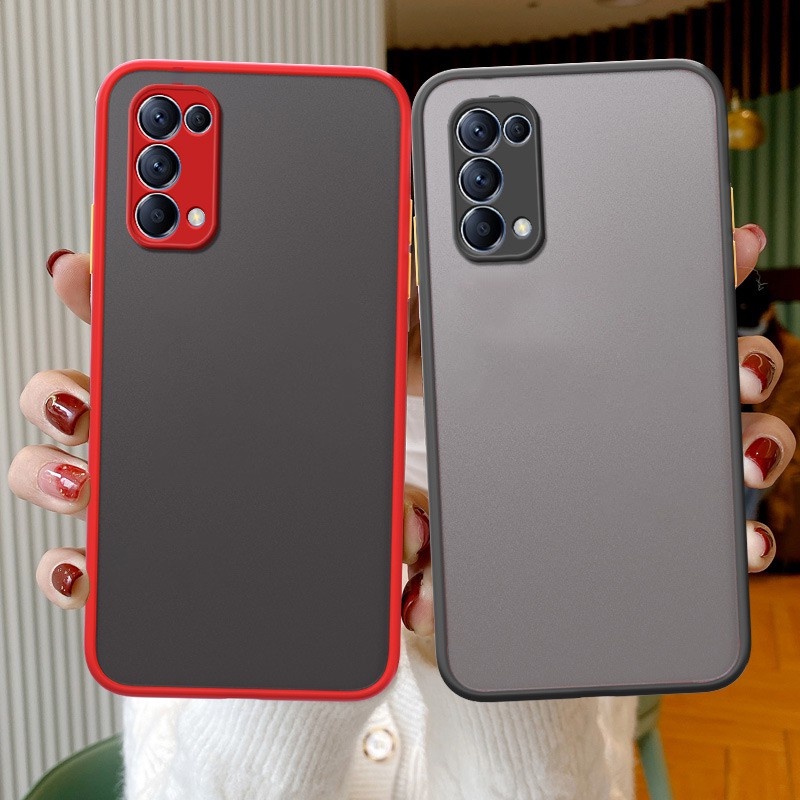 Ốp lưng nhám oppo a74 a95 f9 a5s a17 a7 f11pro reno 6 5g reno 6pro reno 6z 5g