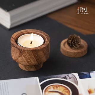 Đế gỗ mordler - đế gỗ cho nến thơm mini