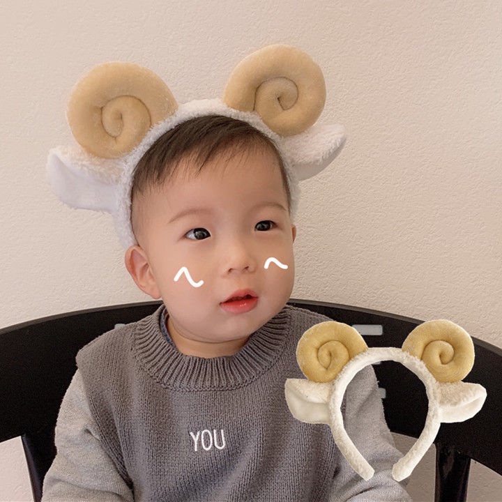 Băng Đô Len Lông Cừu Kiểu Hoạt Hình Đáng Yêu Cho Bé Gái