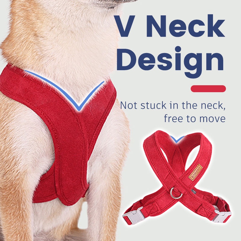 HamshMoc Bộ Dây Dắt Và Dắt Chó Đi Dạo Mềm Mại Thoải Mái Có Tay Cầm Điều Chỉnh Được Dành Cho Chó Trung Bình Nhỏ