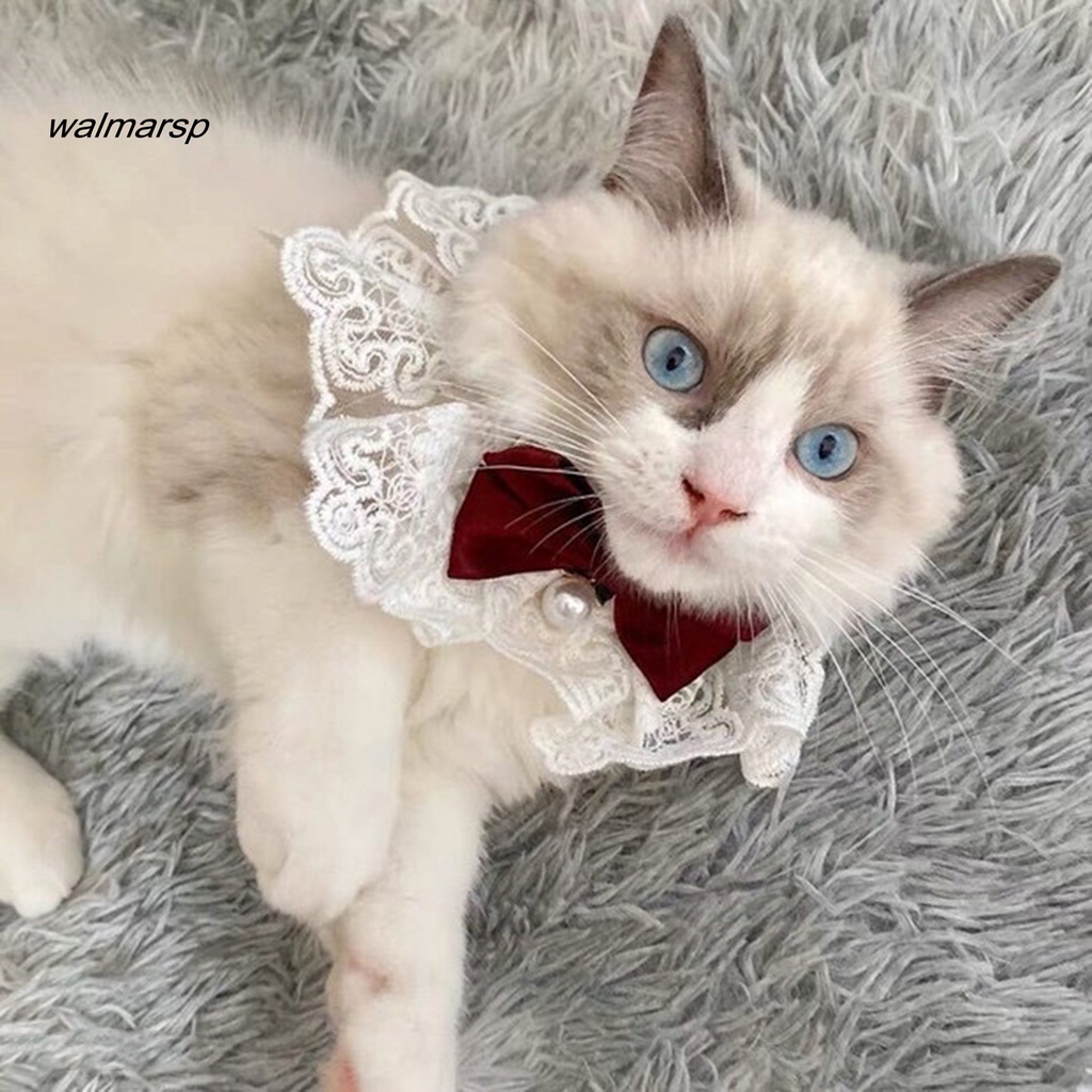 Khăn Choàng Cổ Đính Nơ Dễ Thương Quyến Rũ Dành Cho Thú Cưng