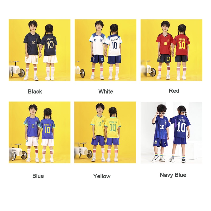 Planet giày đá bóng Đồng phục bóng đá trẻ em phù hợp với đồng phục đào tạo bóng đá áo thun bé trai
