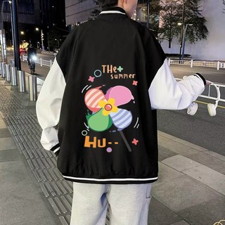 Áo khoác bomber dù 2 lớp in phối màu Unisex Nam Nữ