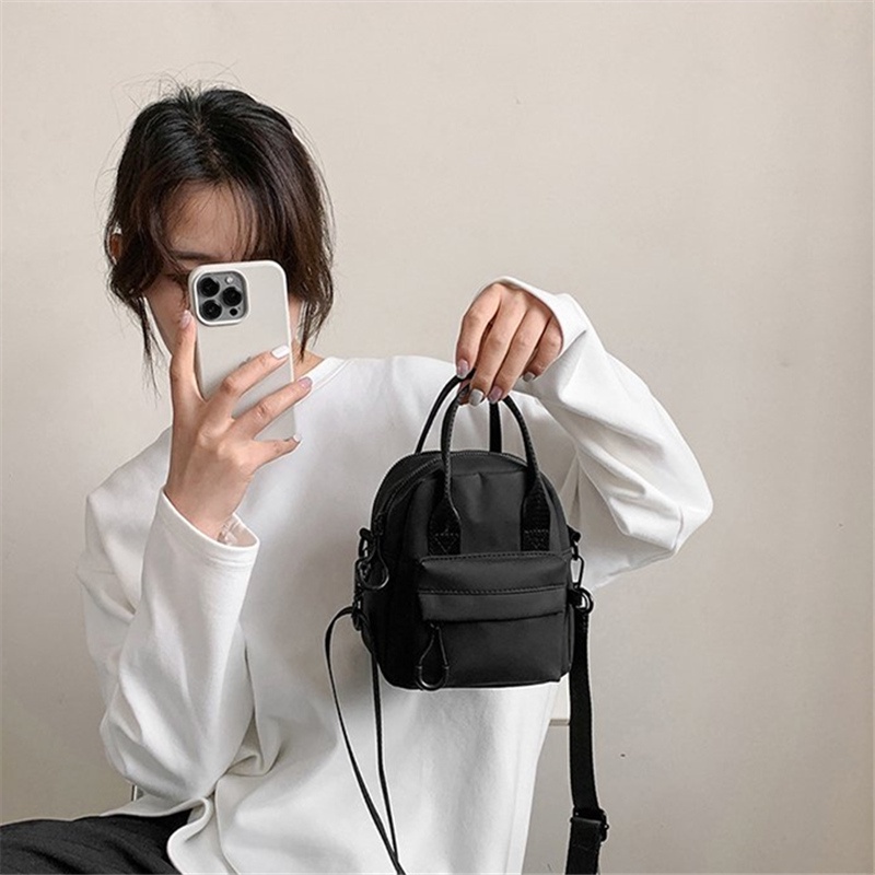 Túi Xách Canvas Dễ Phối Đồ Thời Trang Harajuku Cho Nữ