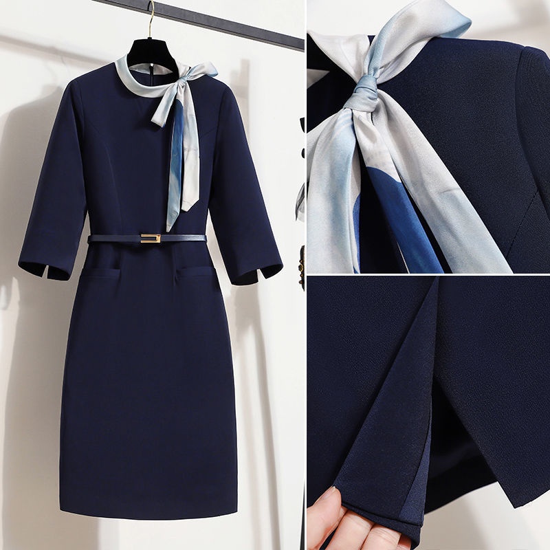 ❁ ✳♤☽Chuyên nghiệp mặc váy đồng phục tiếp viên hàng không khách sạn cao cấp quầy lễ tân áo liền quần thẩm mỹ viện văn ph | BigBuy360 - bigbuy360.vn