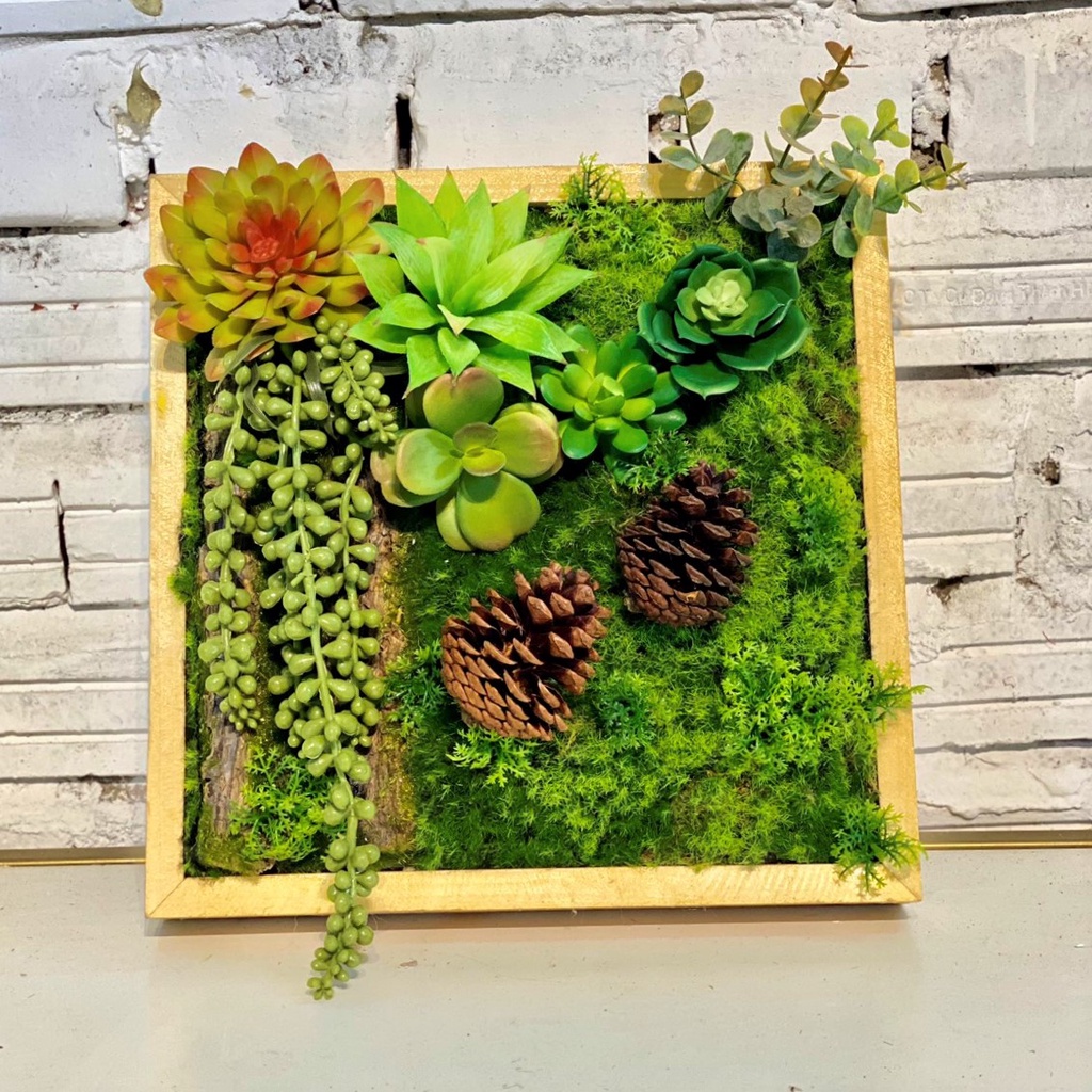 Tranh cây trang trí size 30cm x 30cm - Tranh cây An Thịnh Decor