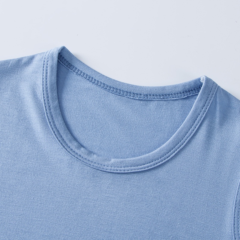 Áo Sweater Sát Nách Cổ Tròn Dáng Rộng 90-160cm Thời Trang Mùa Hè Cho Bé