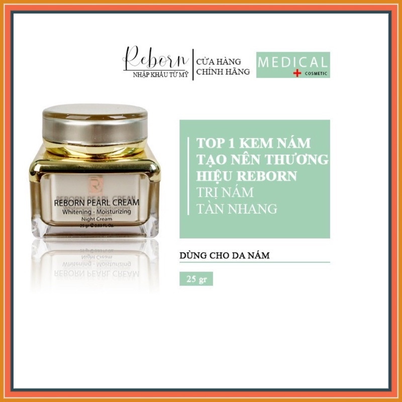 Kem Nám Đêm Reborn Dưỡng Trắng Dành Cho Da Nám_25gr