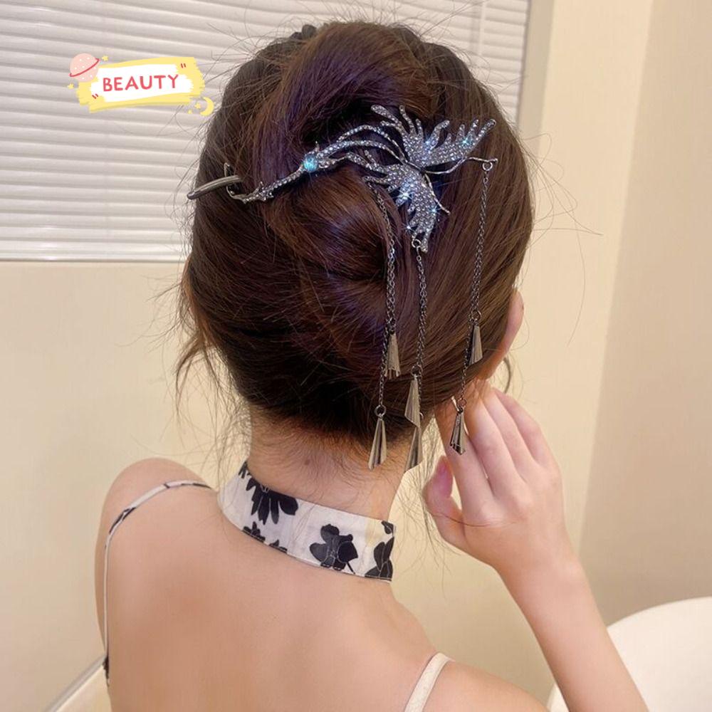 Kẹp Tóc Tua Rua Dài Phong Cách Vintage Thanh Lịch