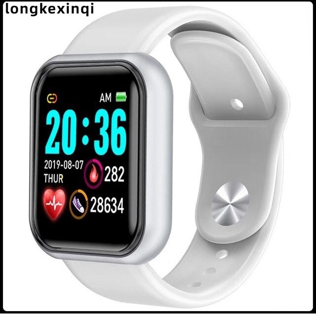 Giao Hàng Miễn Phí Đồng Hồ Thông Minh Chống D 'Gua Kỹ Thuật Số Màn Hình 3c Màu Hồng Cho Nữ