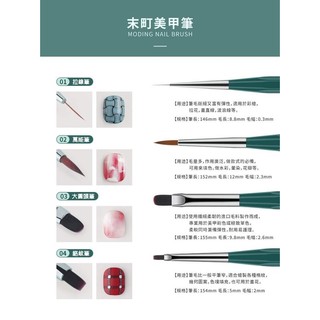 Set Cọ Moding Dành Cho Sơn Gel