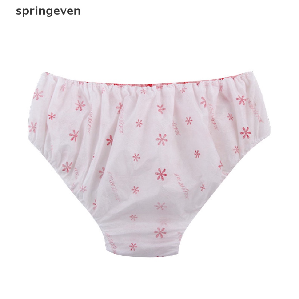 Set 10 Quần Lót Cotton Không Dệt Dùng Một Lần Cho Phụ Nữ Sau Sinh