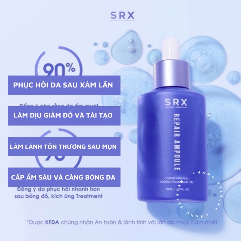SERUM SIÊU PHỤC HỒI VÀ CẤP ẨM CHO DA SRX REPAIR AMPOULE