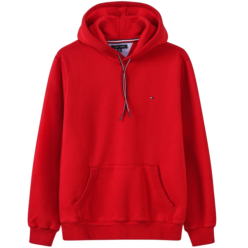Tomm Áo hoodie Chui Đầu Dáng Rộng Tommy + Thẻ Treo Thời Trang Thu Đông Cho Nam