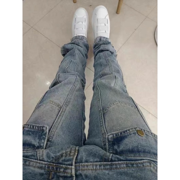 Carpenter Jeans - Quần Jeans form rộng túi trước khoá chân