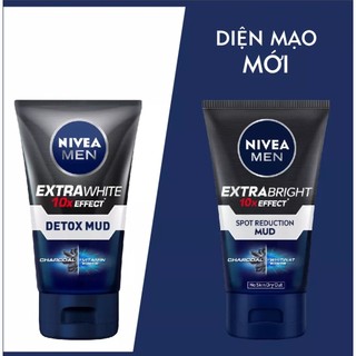 Sữa Rửa Mặt NIVEA MEN Extra Bright Giúp Sáng Da - Mờ Thâm Mụn (100 g)