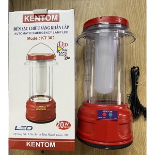  ĐÈN SẠC KHẨN KHẤP LED KENTOM 302 CHÍNH HÃNG 