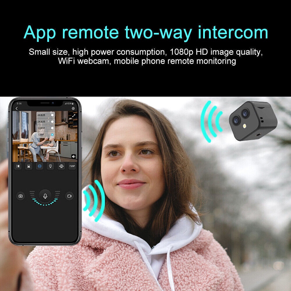 Camera ẨN Không Dây D3 WiFi 4K HD IP Ban Đêm
