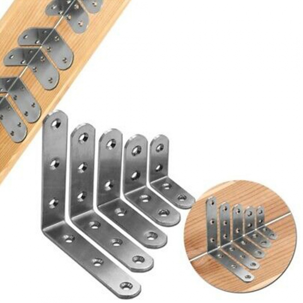 Set 4 Kẹp Chữ L Góc 20-150mm Bằng Thép Không Gỉ