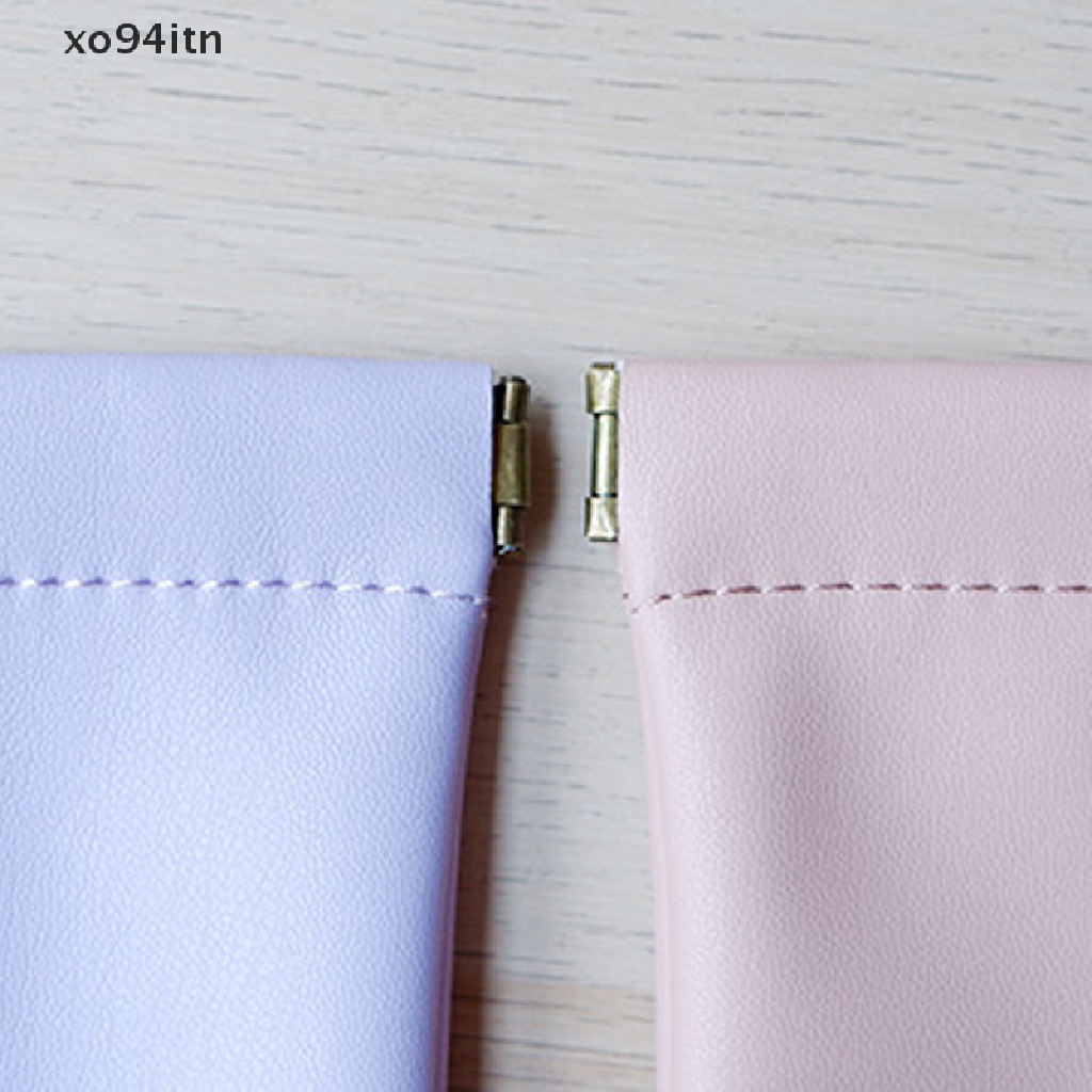 Túi Đựng Mắt Kính / Tiền Xu / Mắt Kính Cầm Tay Bằng Da PU Mềm Mini Chống Nước