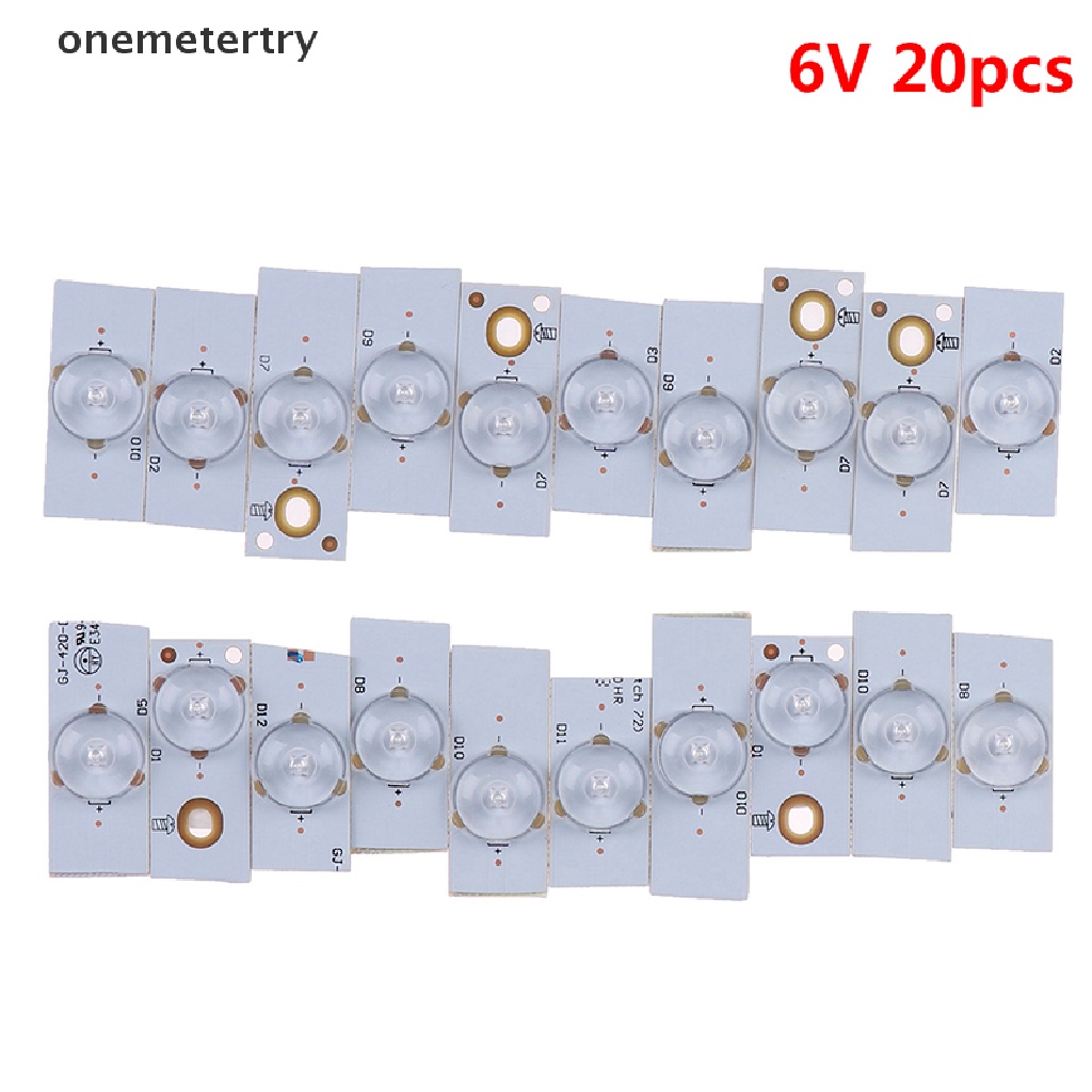 Đèn LED 20 X 6V SMD Với Lens Quang Học Dùng Để Sửa Chữa TV LED 32-65 inch