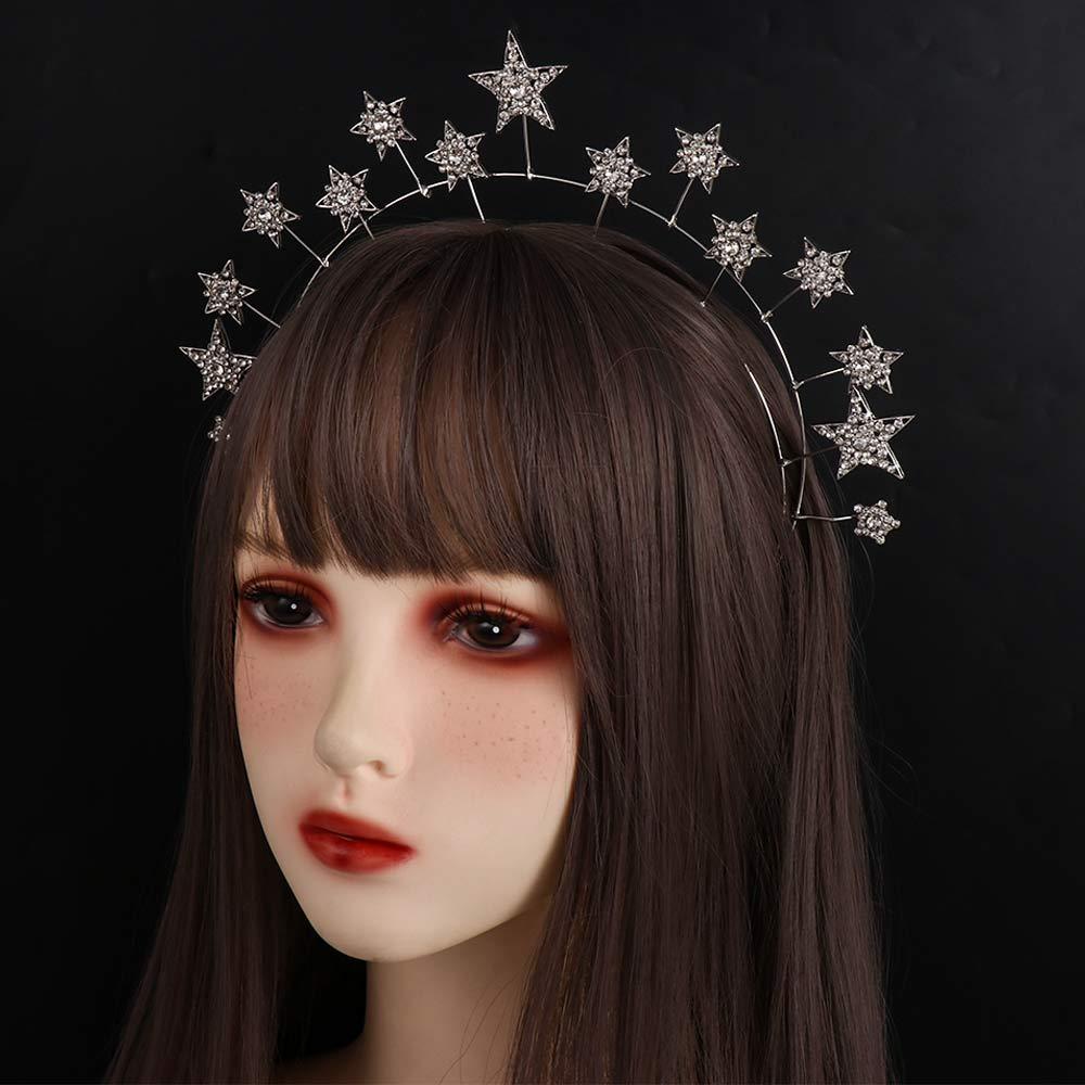 Vương Miện Cài Tóc Phong Cách Hàn Quốc Dễ Thương Thời Trang Cho Cô Dâu