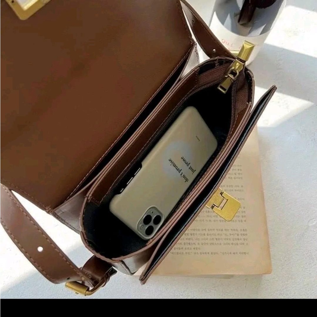 Túi khóa gập 3 ngăn size 21