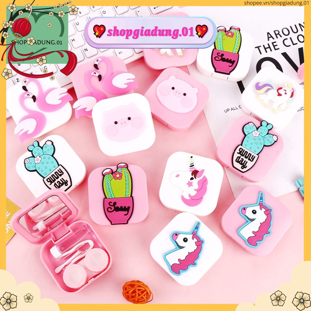 Hộp Đựng Lens Mắt, Kính Áp Tròng Dễ Thương 💖𝒔𝒉𝒐𝒑𝒈𝒊𝒂𝒅𝒖𝒏𝒈.𝟎𝟏💖