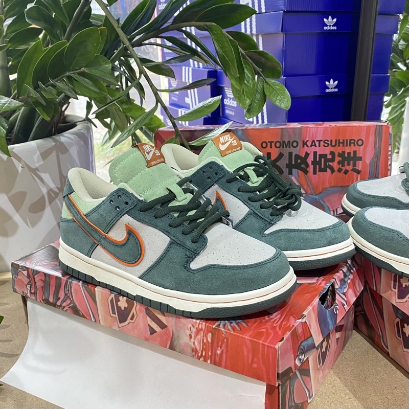 Giày SB Dunk Low Discrupt 2 Xanh Lá, Nâu, Giày thể thao Sneaker Otomo cực hot 2023 FULLBOXBILL