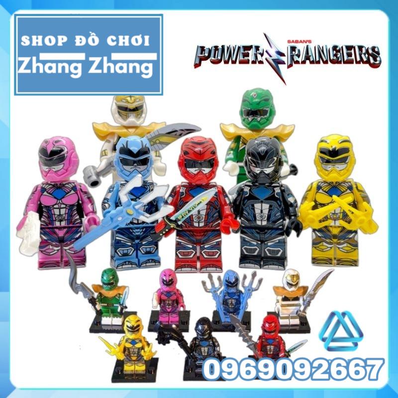 Đồ chơi xếp hình 5 anh em siêu nhân Gao Power Rangers Minifigures Kopf KF6144