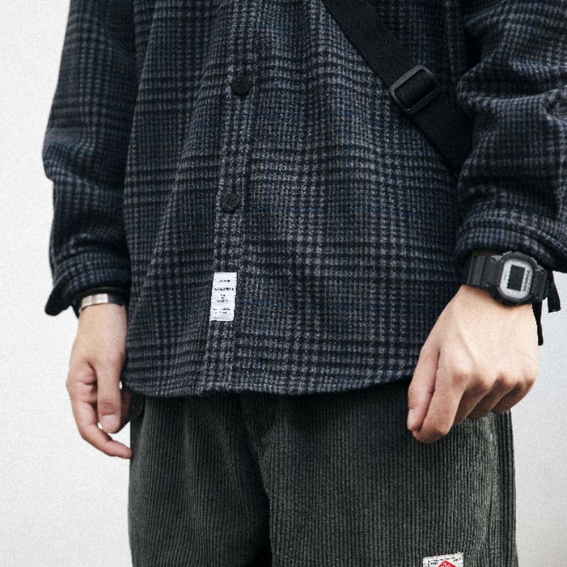 Áo Flannel shirt, caro kẻ sọc , vải nỉ dày, màu xanh, xám chuột, áo sơ mi flannel nam, nữ, unisex