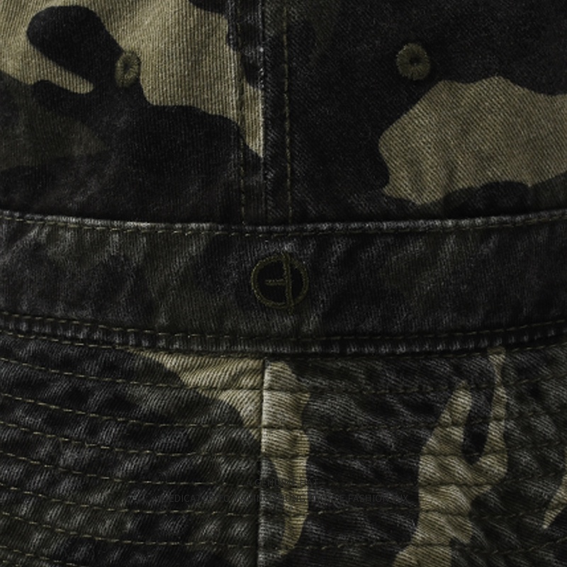 Nón Tai Bèo Chống Nắng Họa Tiết Rằn Ri Kiểu Hip-hop Nhật Hàn Cá Tính Cho Nam Và Nữ