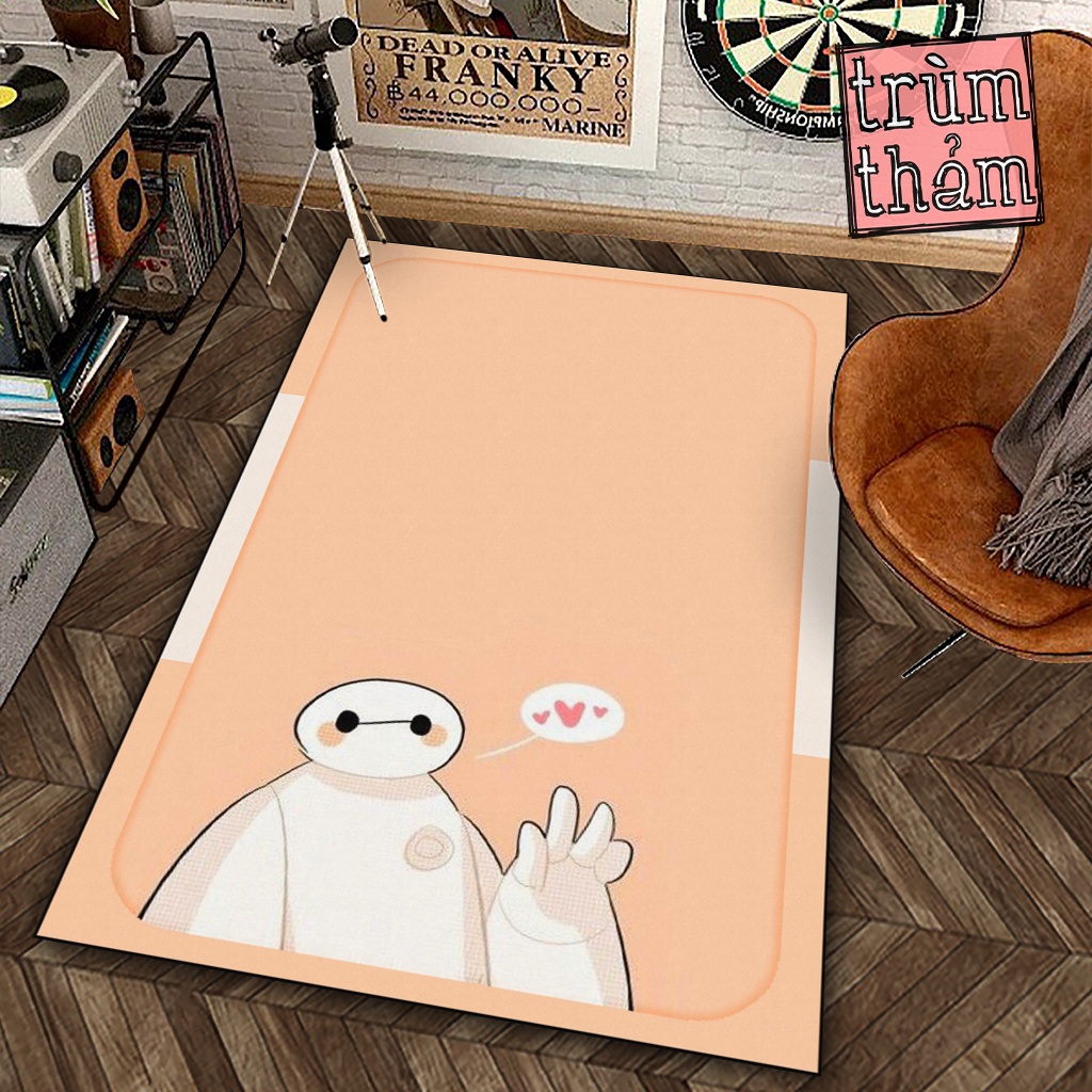Thảm Trang Trí Jmcase Biệt Đội Big Hero 6 Hoạt Hình Cartoon X Decor Phòng Ngủ Phòng Khách Văn Phòng