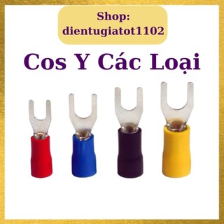 100 Chiếc đầu cos chữ y, đầu cốt chữ y, đầu cos [Nhiều Loại]