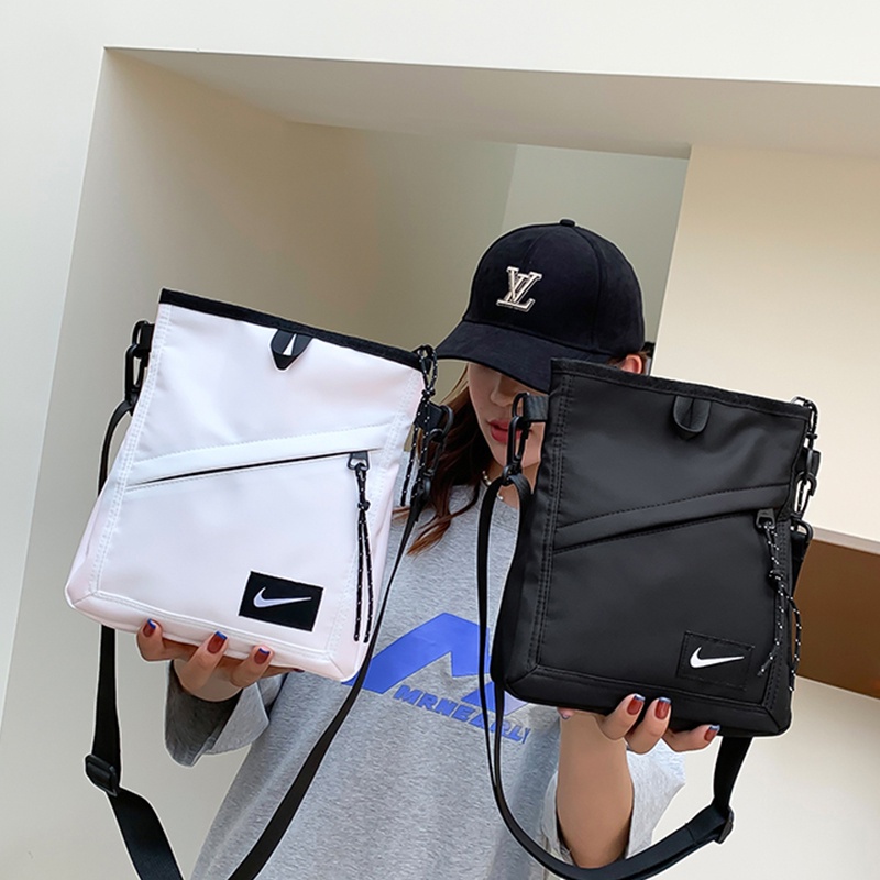 Túi Đeo Chéo Ni//ke Vai Thể Thao Nam Sinh Viên Hip-hop Du Lịch Nylon Cặp Đôi Thường