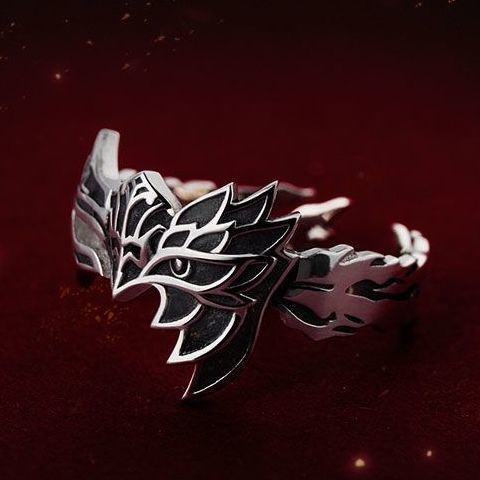 Nhẫn Bạc 925 Họa Tiết Hoạt Hình Break through the sky Thời Trang