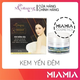 Kem face tổ yến ban đêm n collagen chính hãng - kem dưỡng da chống lão hoá