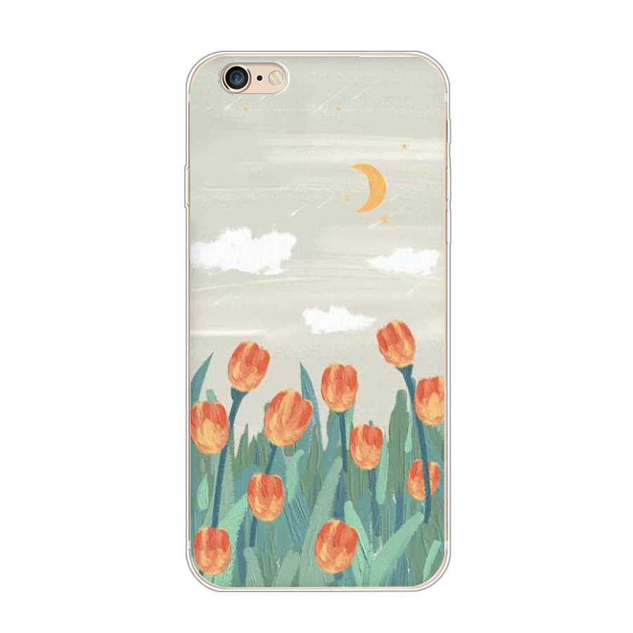 Ốp Lưng Silicone TPU Mềm Cho iPhone 4 4s 5 5S se 6 6s Plus