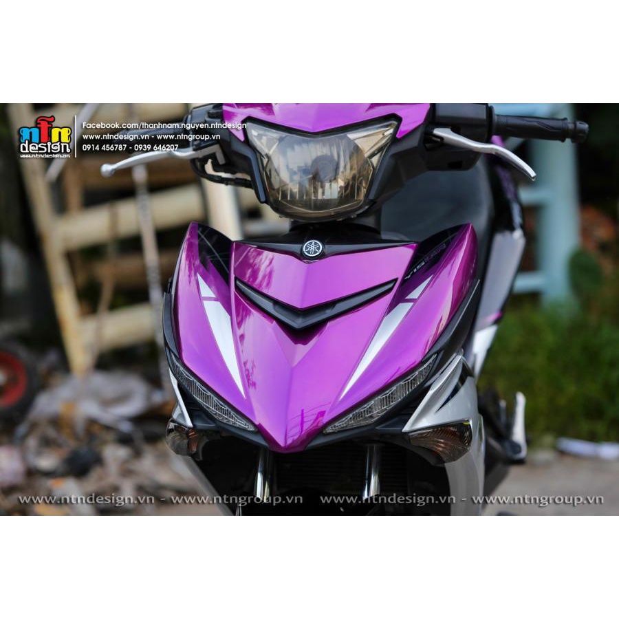 Tem rời Y15ZR tím cho Exciter 150 bạc đen - màu mới siêu hot 2023