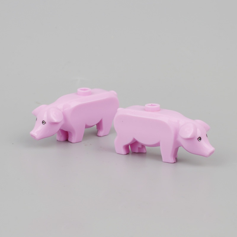 Đồ chơi giáo dục lắp ráp   logo moc 1 chú heo nhiều màu