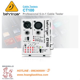 CT100 Bộ Test Dây Behringer