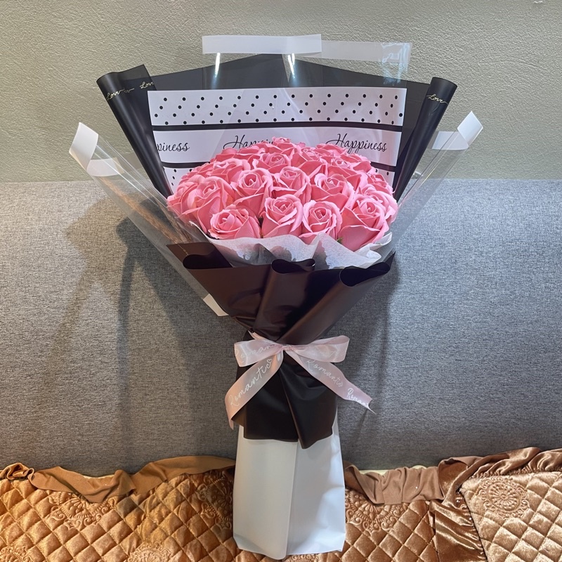 Hoa sáp bó 25 bông siêu chanh sả ❤️😍😍